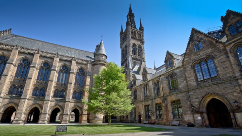 Photo of Glasgow University quad