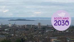 View of North Edinburgh and Firth of Forth beyond