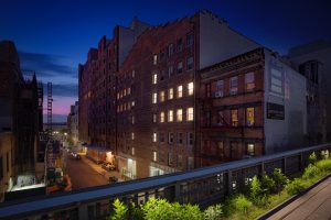 Photo of urban landscape at dusk