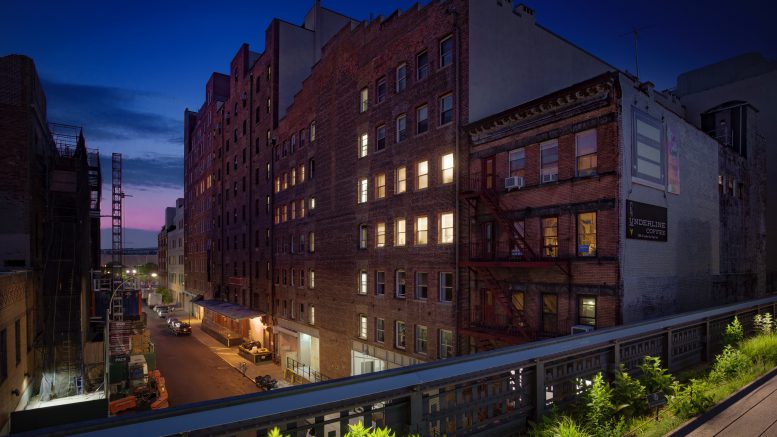 Photo of urban landscape at dusk