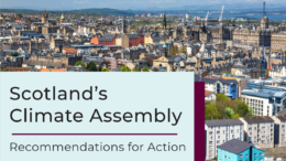 Cropped view of Climate Assembly report front page