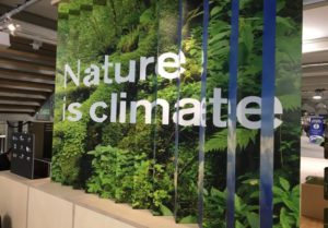 Image of Banner reading - Nature is Climate