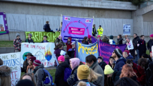 Climate Strike Outside Scottish Parliament