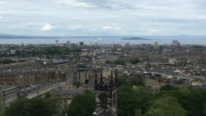 View of Leith looking toward Firth of Forth