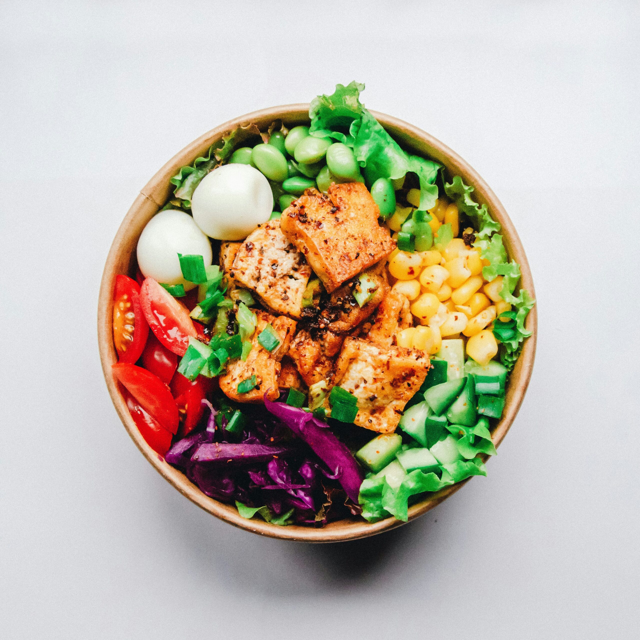 Green salad bowl